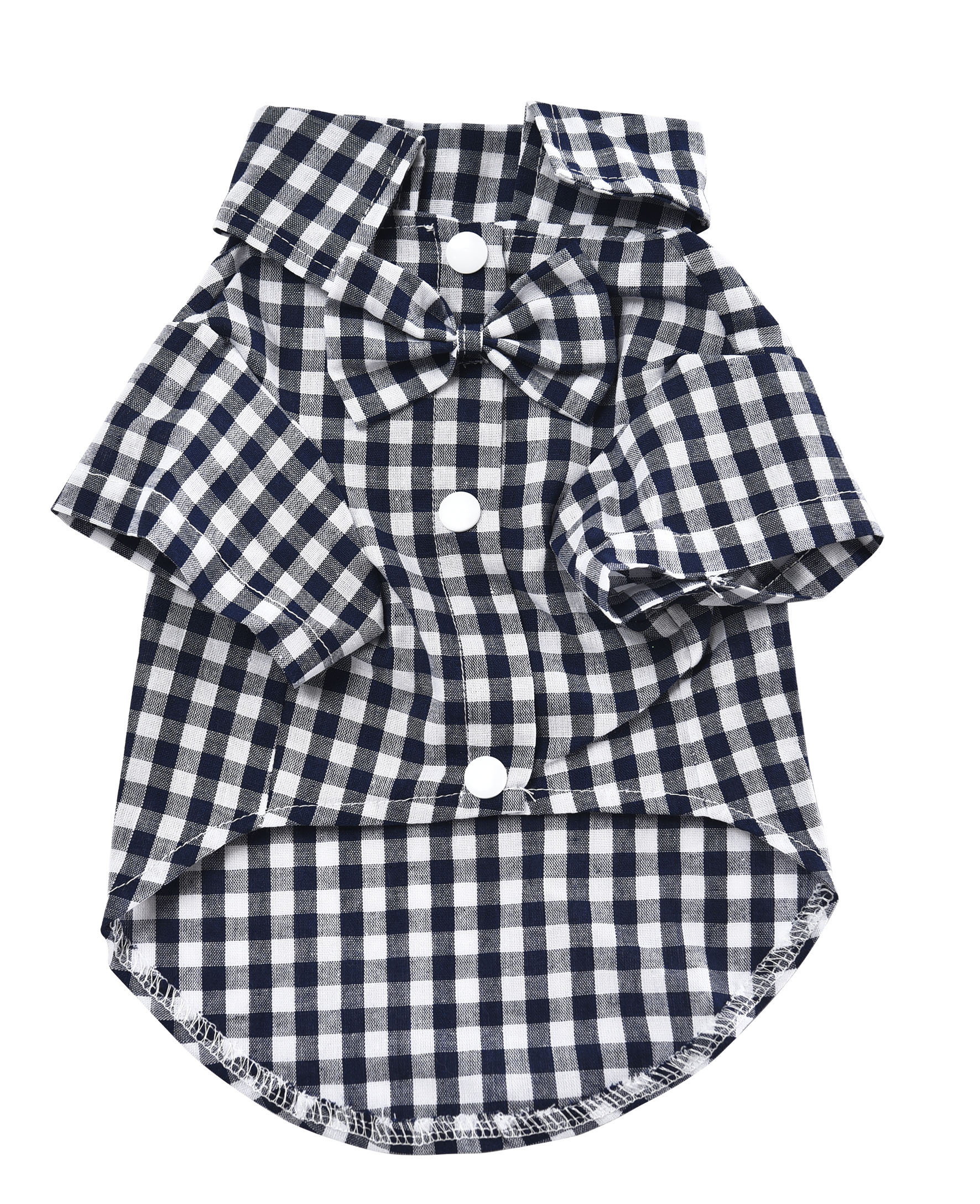 Cute And Stylish Gridding Summer Shirt for Small Dogs