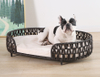 Rattan Pet Bed Raised Small Animal Indoor & Outdoor
