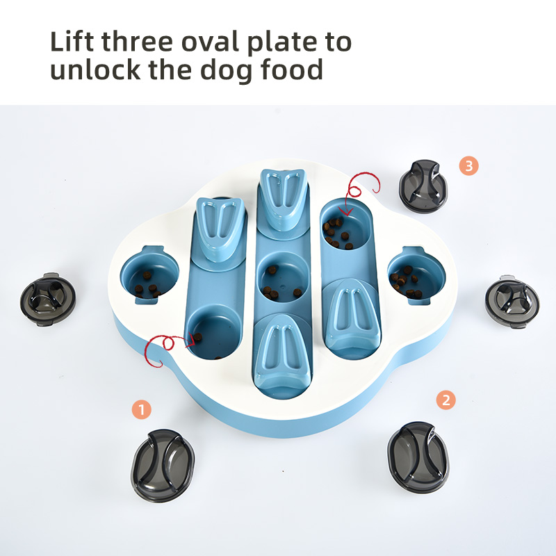 New Edition Dog Slow Feeder Aid Pets Digestion Dog Puzzle Toys Interactive Pet Toy for IQ Training