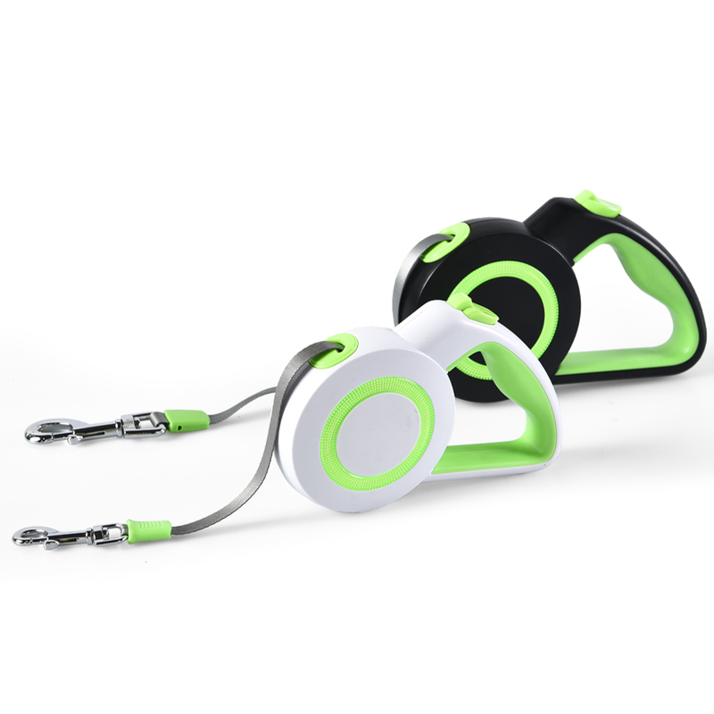 3M/5M Retractable Dog Leash with One Touch Quick-lock Braking System