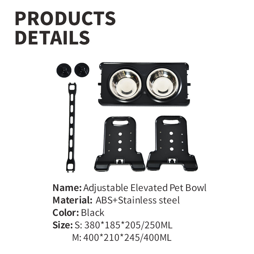  Wholesale Modern Black Elevated Dog Bowls