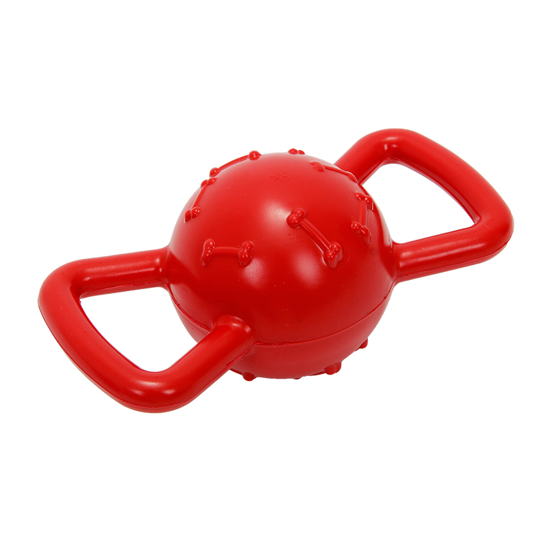 TPR Attractive Healthy Safe Attractive Red Tough Dog Toy 