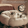 Non-slip Bottom Soft Flower Shape Orthopedic Round Plush Pet Dog Cushion