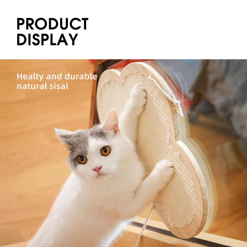 High Quality Cloud Hanging Natural Scratching Recyclable Environmentally Friendly Cat Scratcher Pad