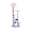 Purple Color Cloud And Moon Cat Tree