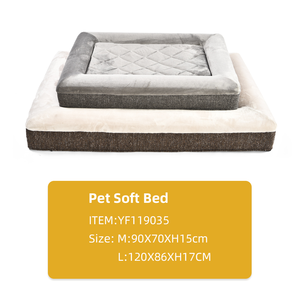 Pet Supplies Wholesaler Custom Size Memory Foam Dog Bed