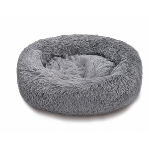 Pet Long Round High Quality Colourful Fur Comfortable Cute Dog Bed