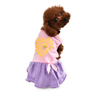 Cute Pink And Purple Double Color Cotton Summer Skirt for Small Dogs