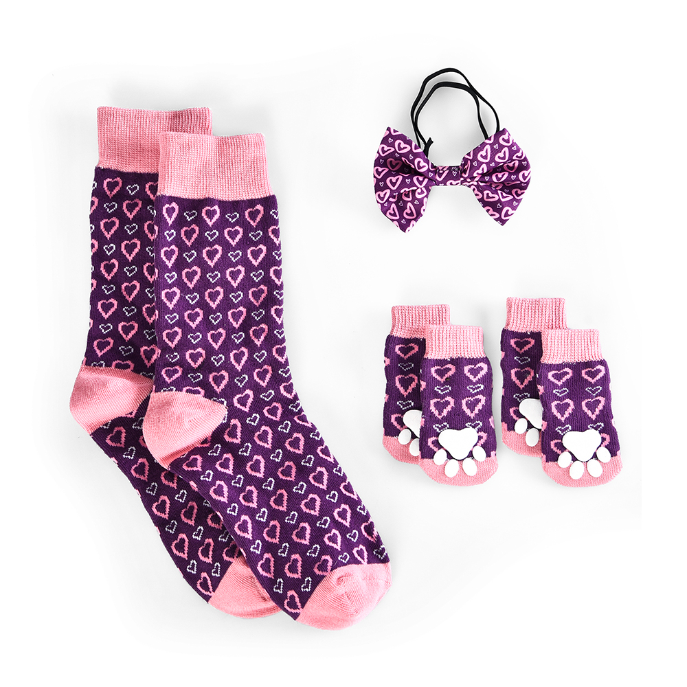 Custom Cute Human & Dog Sock Set