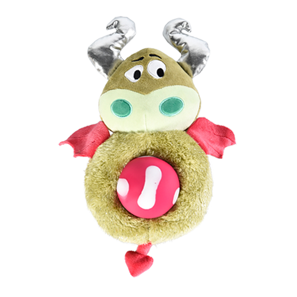 Fantasy Adventure 2in1 Squeaky Plush Dog Toys