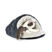 Soft Warm Slipper Cozy Cat Cave Bed