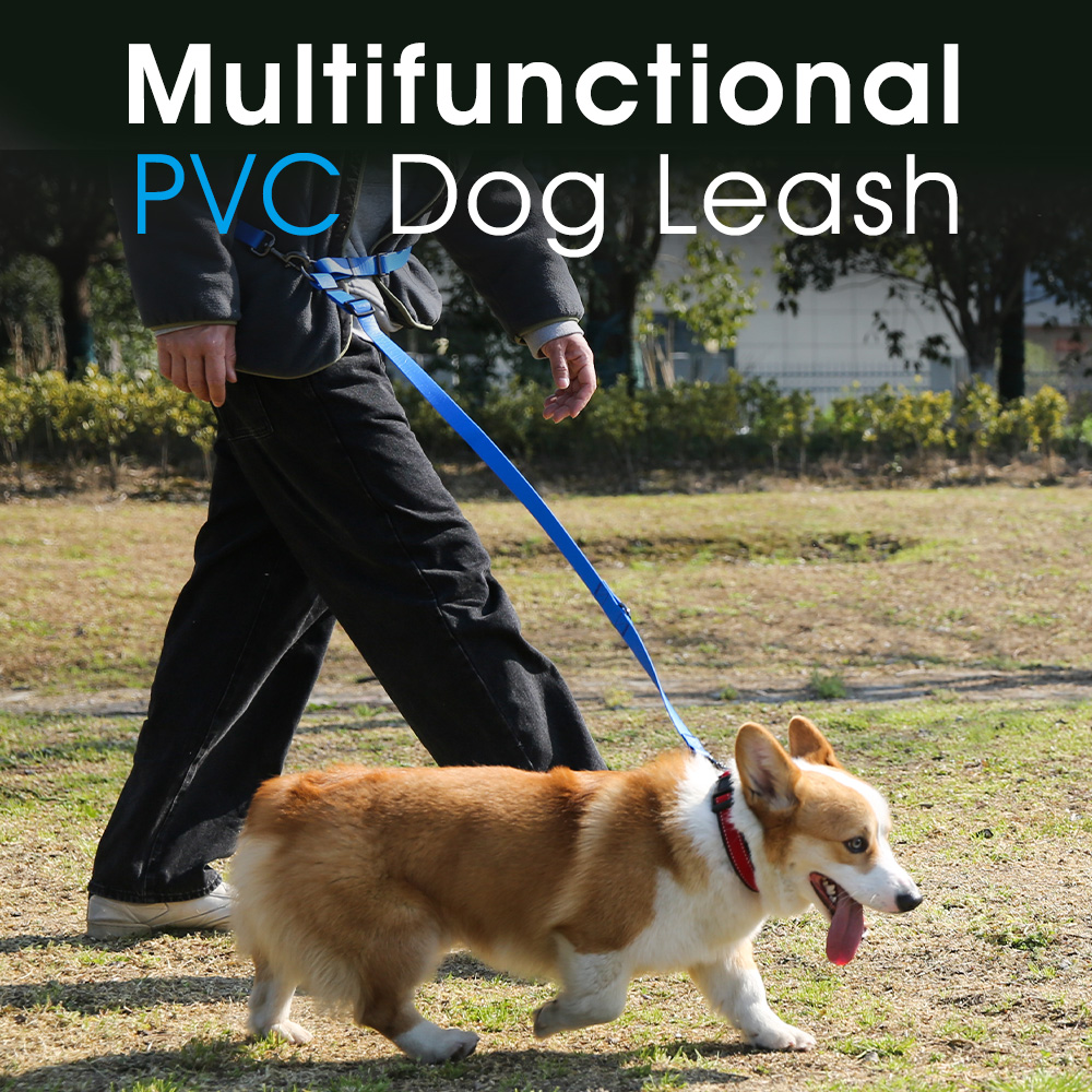 Multi-functional Long Pvc Dog Leash
