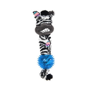 Vivid And Cute Zebra Dog Chew Cotton Toy