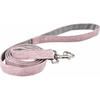 Dog Leash with Soft Ultrasonic Embossing Home-textile Fabric Padded Handle