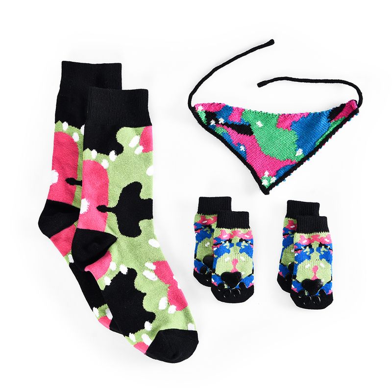 Custom Cute Human & Dog Sock Set