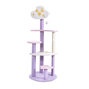 Purple Color Cloud And Moon Cat Tree