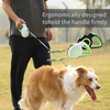 3M/5M Retractable Dog Leash with One Touch Quick-lock Braking System