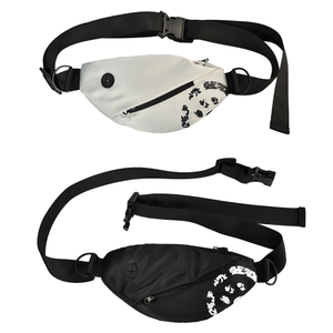 Reflective Hands-free Waist Leash for Dogs with Fanny Pack